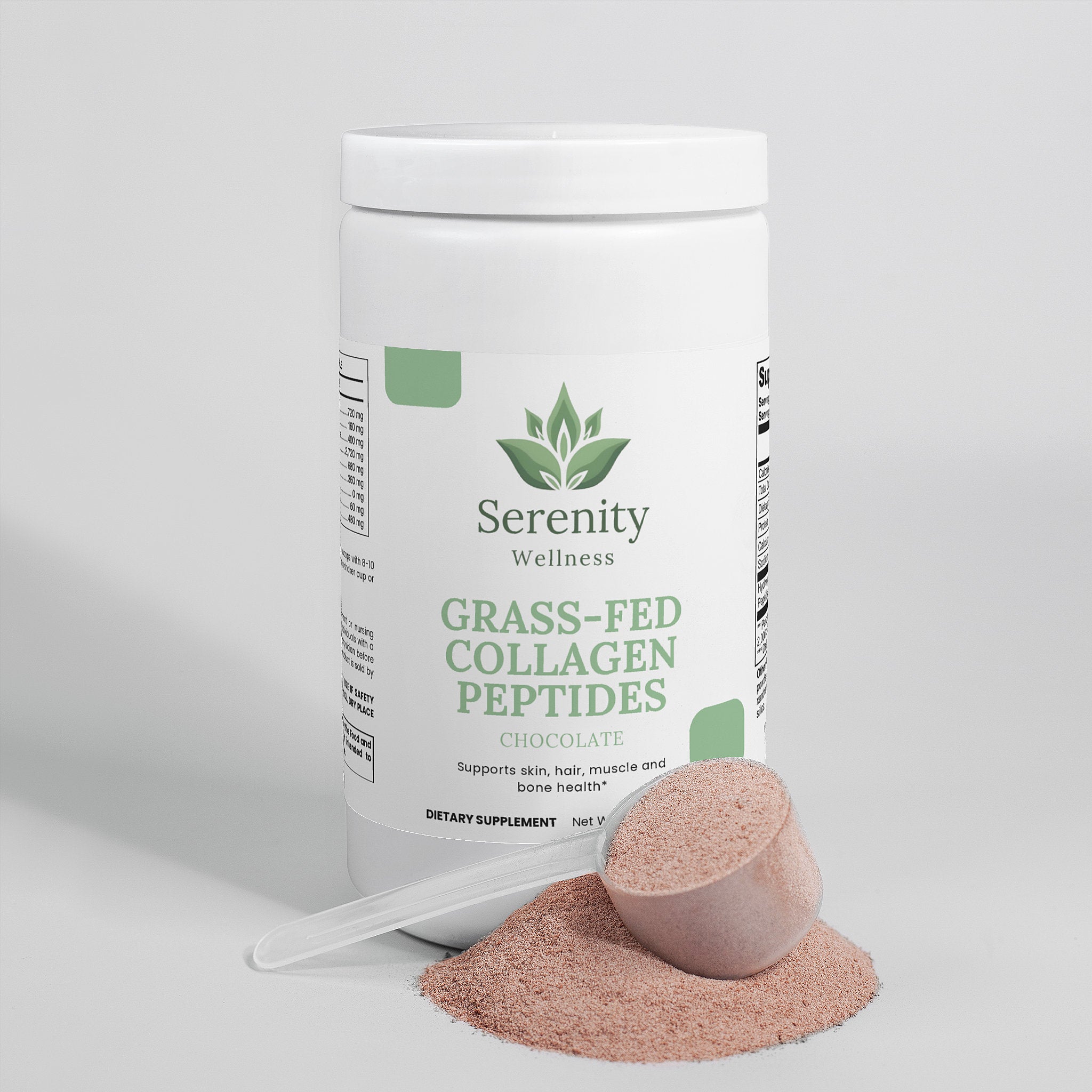 Grass-Fed Collagen Peptides Powder (Chocolate)