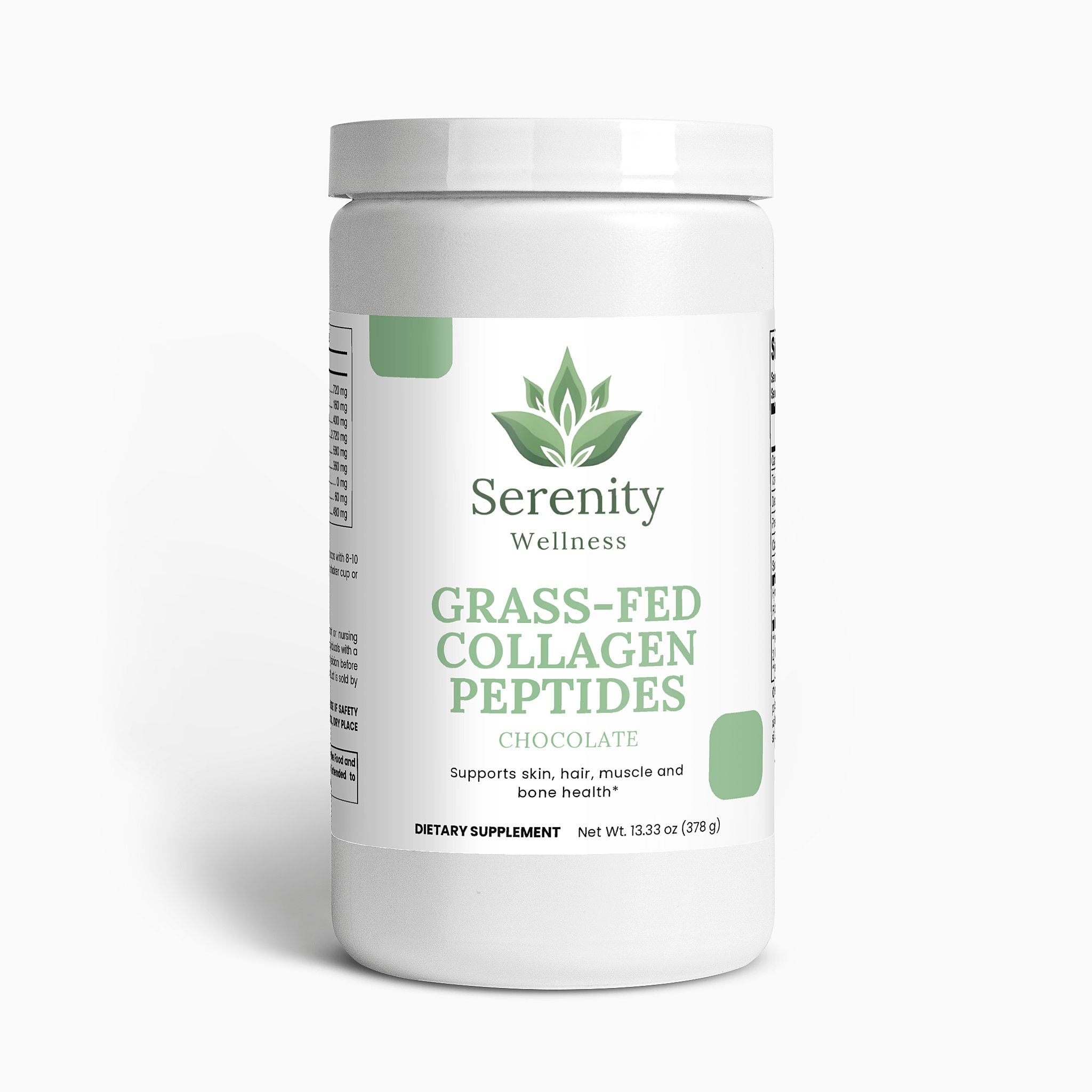 Grass-Fed Collagen Peptides Powder (Chocolate)