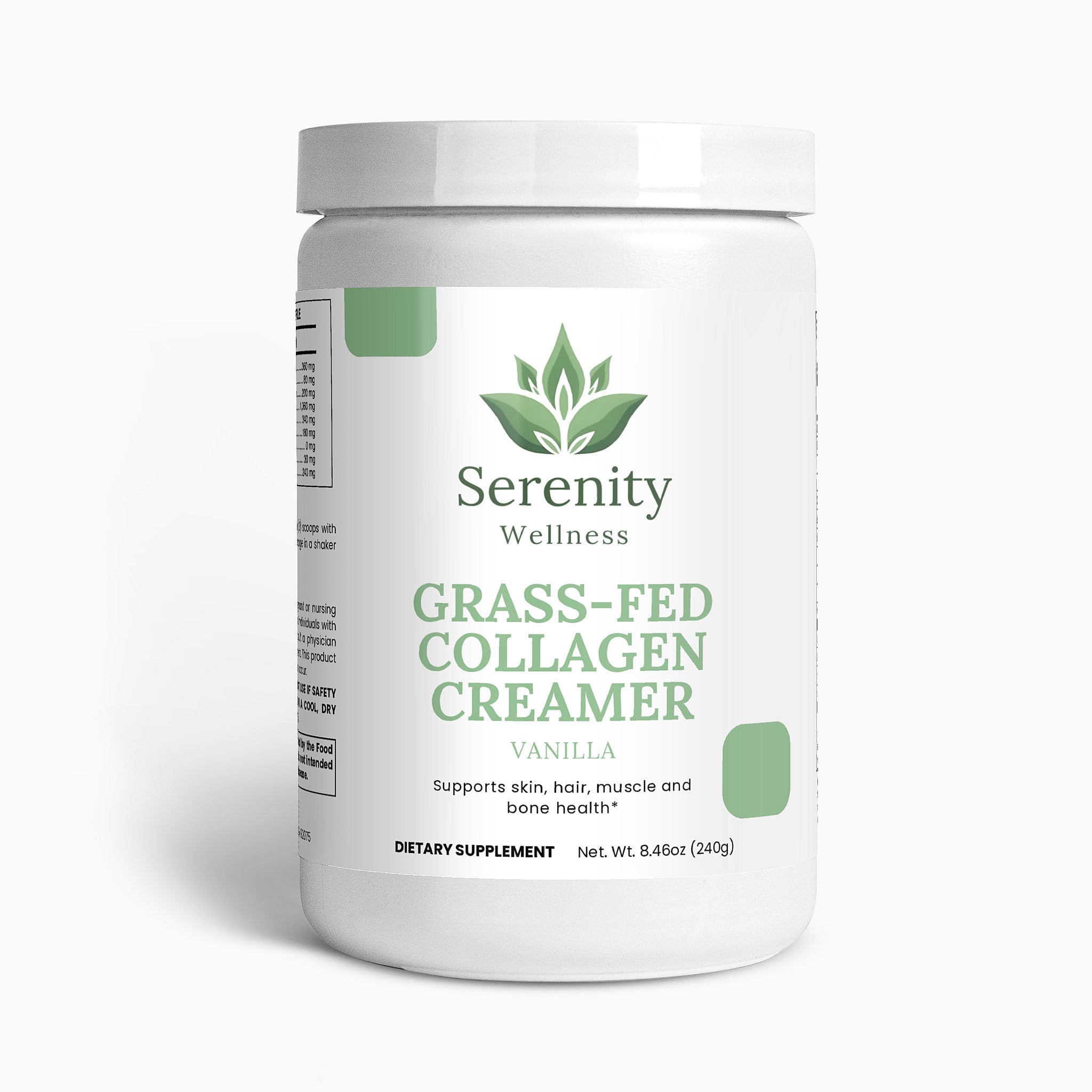 Grass-Fed Collagen Creamer (Vanilla)